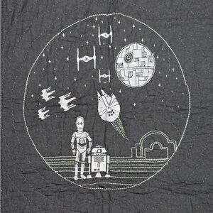 Pottery Barn Kids Star Wars Organic Cotton Crib Quilt